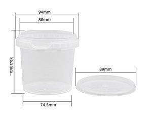 Seau IML avec couvercle 400ml, CX039E