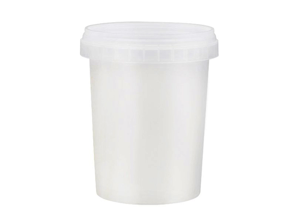 Seau en plastique IML avec couvercle 600ml, CX039D