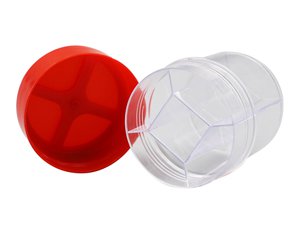 Contenant IML compartimenté avec couvercle,quatre compartiments, CX004B