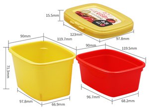 Contenant Alimentaire en plastique IML, CX107