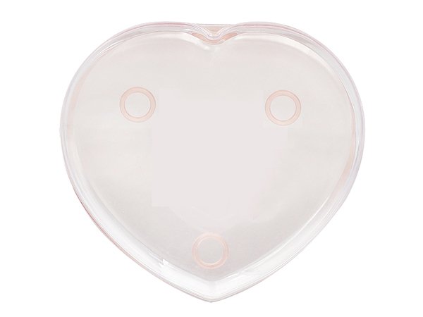 Boîte IML avec couvercle 330ml, Contenant en forme de coeur, CX049