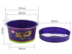 Gobelet IML avec couvercle 135ml, CX052