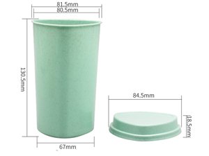 Gobelet à portion IML avec couvercle 500ml , CX070