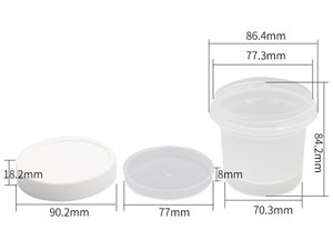 Gobelet IML avec couvercle 300ml, CX074C