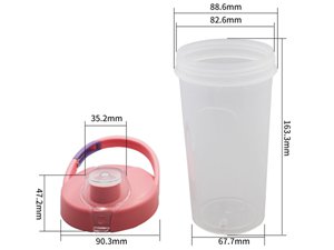 Gobelet à portion IML avec couvercle 650ml, CX086
