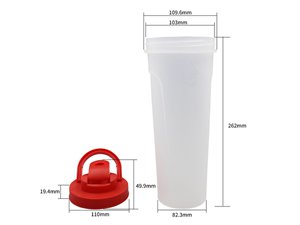 Gobelet à portion IML avec couvercle 1500ml, CX031