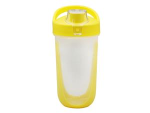 Gobelet avec couvercle IML 500ml, Mug bicolore avec couvercle plastique, CX110