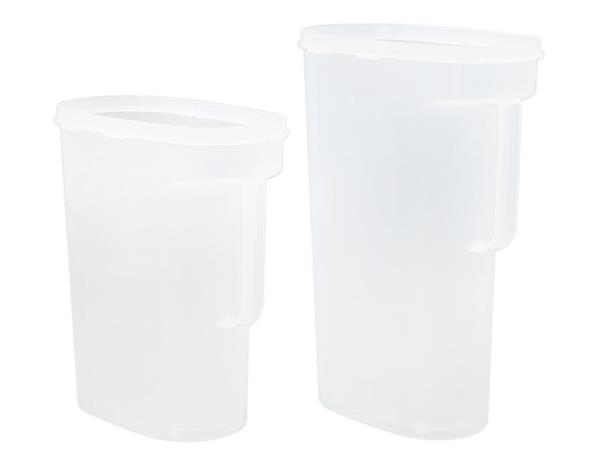 Bouteille en plastique avec tasse IML 2600ml, Bouteille d'eau avec bec verseur, CX108B