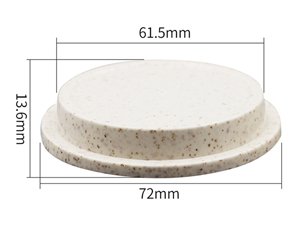 Couvercle IML Rond  Ø72mm,pour Gobelet à boire, CX102