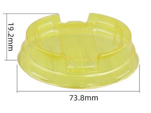 Couvercle en plastique Rond Ø73.8mm, CX021