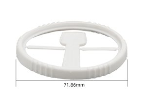 Couvercle en plastique Rond Ø71.86mm,avec cuillière, CX023