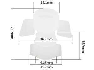 Bec verseur en plastique, LW063