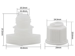 Bec verseur en plastique, LW054