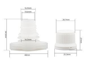 Bec verseur en plastique, LW056